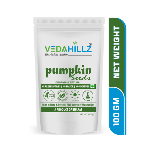 Vedahillz Organic Pumpkin Seeds Made from Carefully Selected Natural Seeds